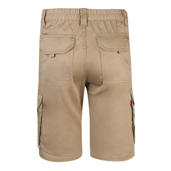 VL HEBE. Multi-pocket stretch Bermuda shorts (240g/m²), in cotton (46%), EME (38%) and polyester (16%)