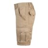 VL HEBE. Multi-pocket stretch Bermuda shorts (240g/m²), in cotton (46%), EME (38%) and polyester (16%)