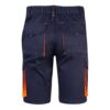 VL HEMERA. Two-tone, multi-pocket stretch Bermuda shorts (240g/m²), in cotton (46%), EME (38%) and polyester (16%)