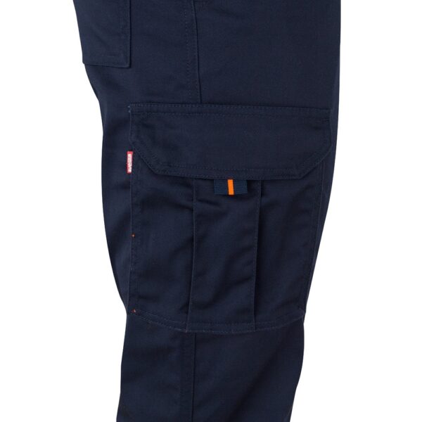 VL ZEUS LARGE. Two-tone, multi-pocket stretch trousers (240g/m²), in cotton (46%), EME (38%) and polyester (16%)