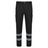 VL DIONYSUS. Multi-pocket stretch trousers (240g/m²), in cotton (46%), EME (38%) and polyester (16%)
