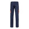 VL FIDES. Two-tone, multi-pocket stretch trousers (240g/m²), in cotton (46%), EME (38%) and polyester (16%)