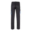 VL FIDES. Two-tone, multi-pocket stretch trousers (240g/m²), in cotton (46%), EME (38%) and polyester (16%)