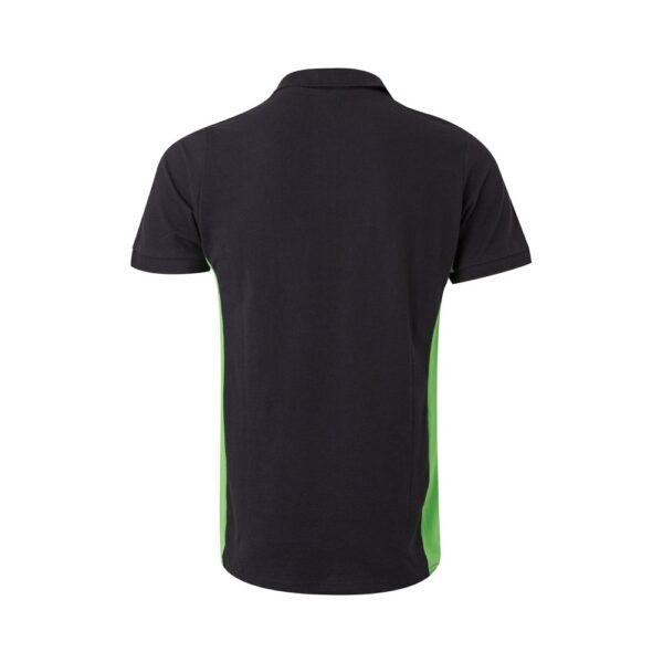 VL SUPAY. Two-tone piqué polo shirt (180g/m²), short sleeve, in cotton (60%) and polyester (40%)