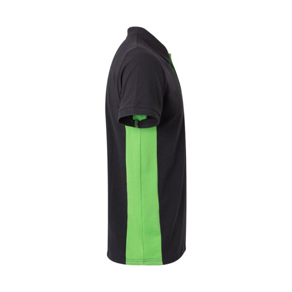 VL SUPAY. Two-tone piqué polo shirt (180g/m²), short sleeve, in cotton (60%) and polyester (40%)