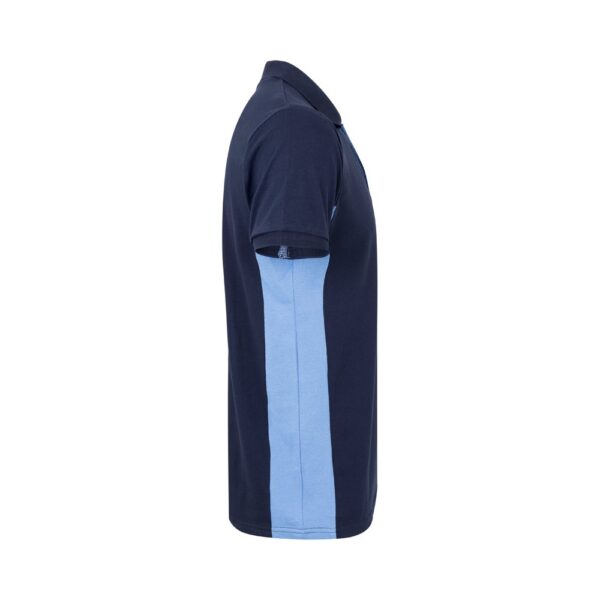 VL SUPAY. Two-tone piqué polo shirt (180g/m²), short sleeve, in cotton (60%) and polyester (40%)