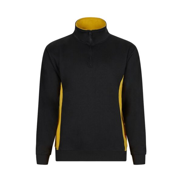 VL SVAROG. Two-tone terry sweatshirt (260g/m²), in polyester (65%) and cotton (35%)