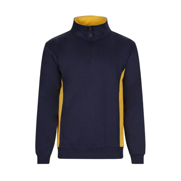 VL SVAROG. Two-tone terry sweatshirt (260g/m²), in polyester (65%) and cotton (35%)