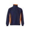 VL SVAROG. Two-tone terry sweatshirt (260g/m²), in polyester (65%) and cotton (35%)