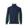 VL SVAROG. Two-tone terry sweatshirt (260g/m²), in polyester (65%) and cotton (35%)