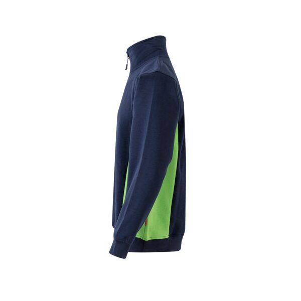 VL SVAROG. Two-tone terry sweatshirt (260g/m²), in polyester (65%) and cotton (35%)