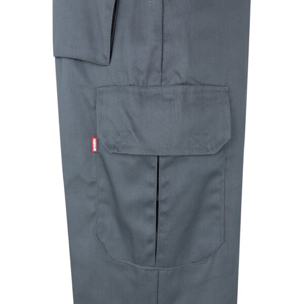 VL POSEIDON. Two-tone multi-pocket twill trousers (210g/m²), in cotton (20%) and polyester (80%)