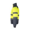 VL JUPITER. Two-tone padded jacket (180g/m²) in polyester (100%), with PU coating