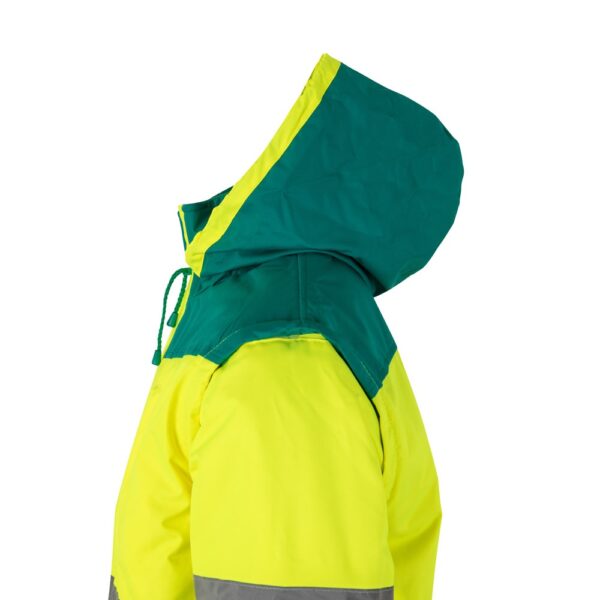 VL JUPITER LARGE. Two-tone padded jacket (180g/m²) in polyester (100%), with PU coating