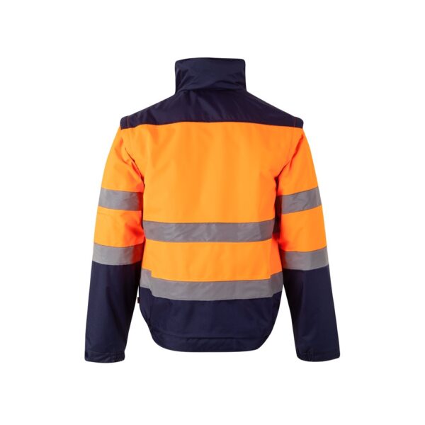 VL JUPITER LARGE. Two-tone padded jacket (180g/m²) in polyester (100%), with PU coating