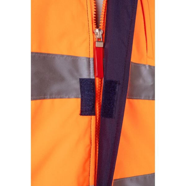 VL JUPITER LARGE. Two-tone padded jacket (180g/m²) in polyester (100%), with PU coating