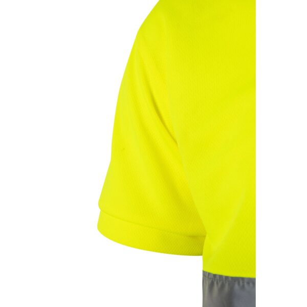 VL CUPID LARGE. Two-tone bird-eye polo shirt (160g/m²) with short sleeves, in polyester (100%)