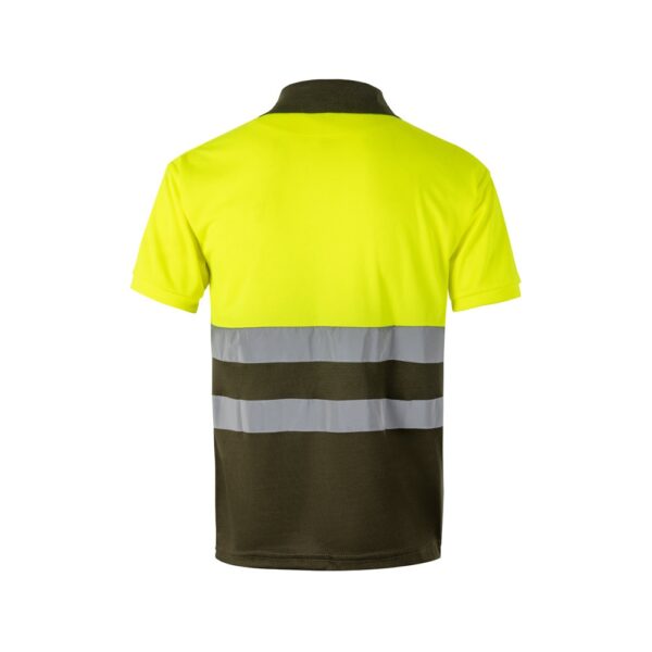 VL CUPID LARGE. Two-tone bird-eye polo shirt (160g/m²) with short sleeves, in polyester (100%)