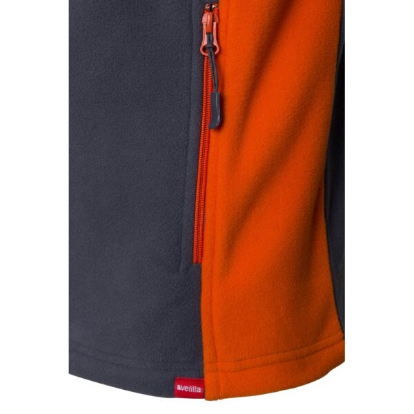 VL GERAS. Two-tone fleece jacket (220g/m²) in polyester (100%)