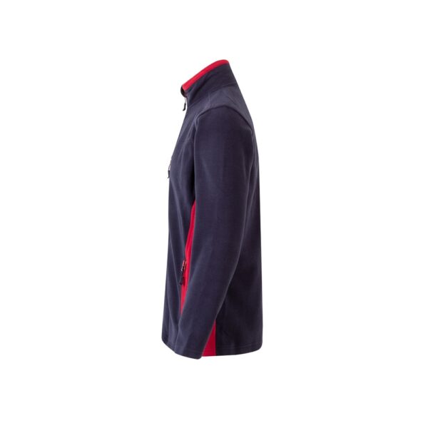 VL GERAS. Two-tone fleece jacket (220g/m²) in polyester (100%)