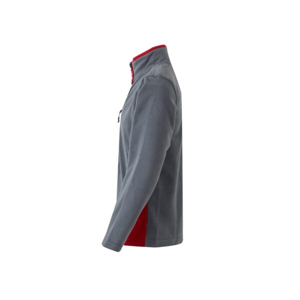 VL GERAS. Two-tone fleece jacket (220g/m²) in polyester (100%)