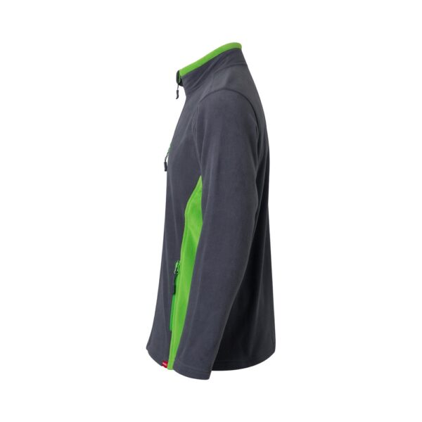 VL GERAS. Two-tone fleece jacket (220g/m²) in polyester (100%)