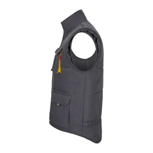 VL NERGAL. Padded vest, two-tone, multi-pocket (120g/m²), in polyester (100%)