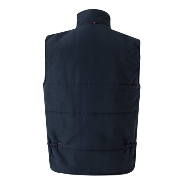 VL NERGAL. Padded vest, two-tone, multi-pocket (120g/m²), in polyester (100%)
