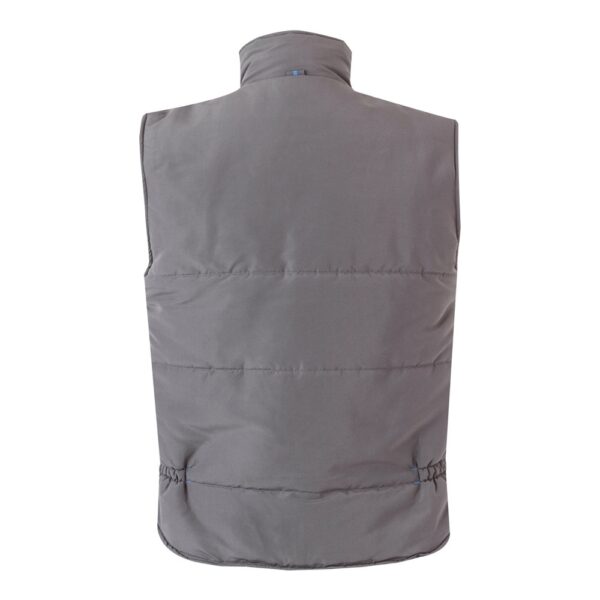 VL NERGAL. Padded vest, two-tone, multi-pocket (120g/m²), in polyester (100%)