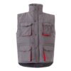 VL NERGAL. Padded vest, two-tone, multi-pocket (120g/m²), in polyester (100%)