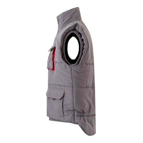 VL NERGAL. Padded vest, two-tone, multi-pocket (120g/m²), in polyester (100%)