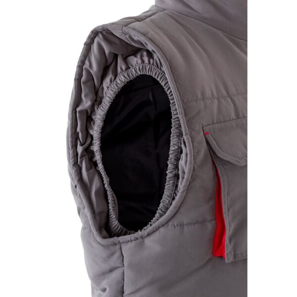 VL NERGAL. Padded vest, two-tone, multi-pocket (120g/m²), in polyester (100%)