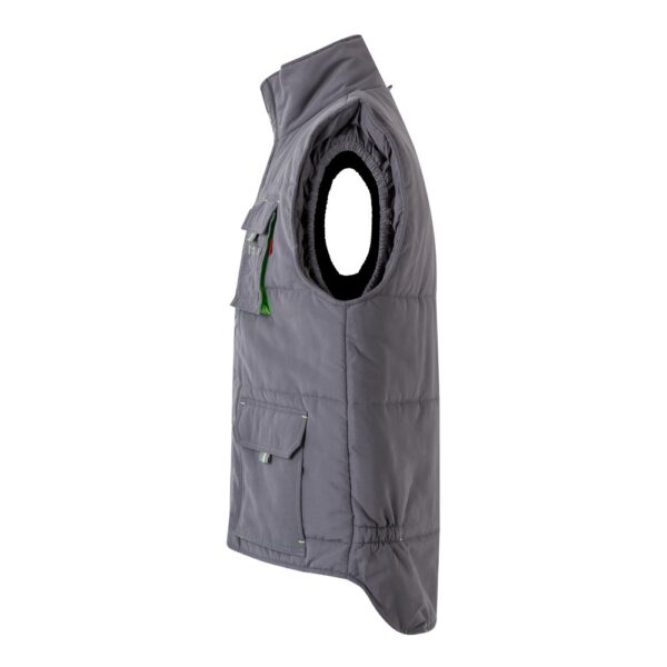 VL NERGAL. Padded vest, two-tone, multi-pocket (120g/m²), in polyester (100%)