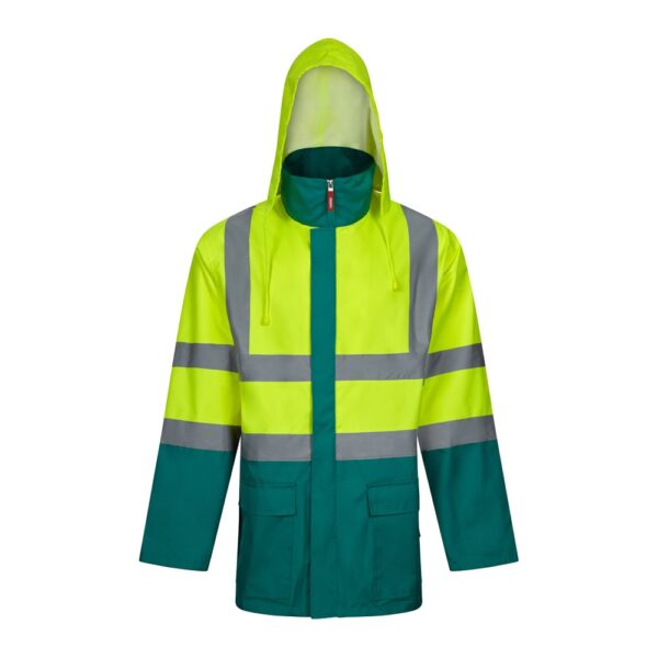 VL JUNO LARGE. Two-tone 4-in-1 parka (180g/m²), in polyester (100%) with PU coating