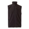 VL VARUNA. Soft shell vest (280g/m²), with polar lining, in polyester (94%) and elastane (6%)