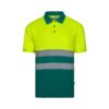 VL FORTUNA. Bird-eye polo shirt (140g/m²) with short sleeves, in polyester (100%)