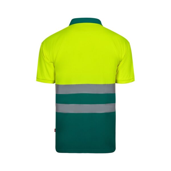 VL FORTUNA. Bird-eye polo shirt (140g/m²) with short sleeves, in polyester (100%)