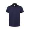 VL VELES. Two-tone stretch piqué polo shirt (200g/m²) with short sleeves, in polyester (96%) and elastane (4%)