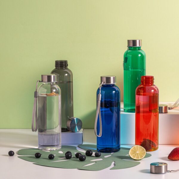 ENDERS M. Recycled PET (100% rPET) bottle with glossy translucent finish 600 mL