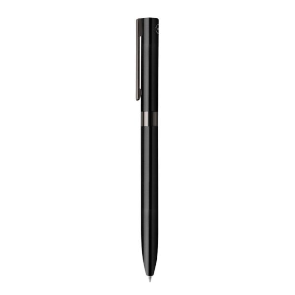 CLARE. Recycled aluminium (100% rAL) twist action ball pen with clip