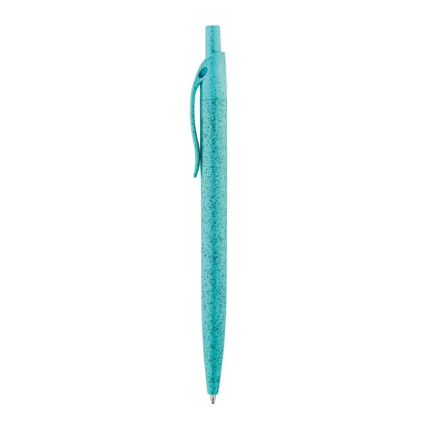 81168_124 CAMILA. Wheat straw fibre and ABS ball pen with clip