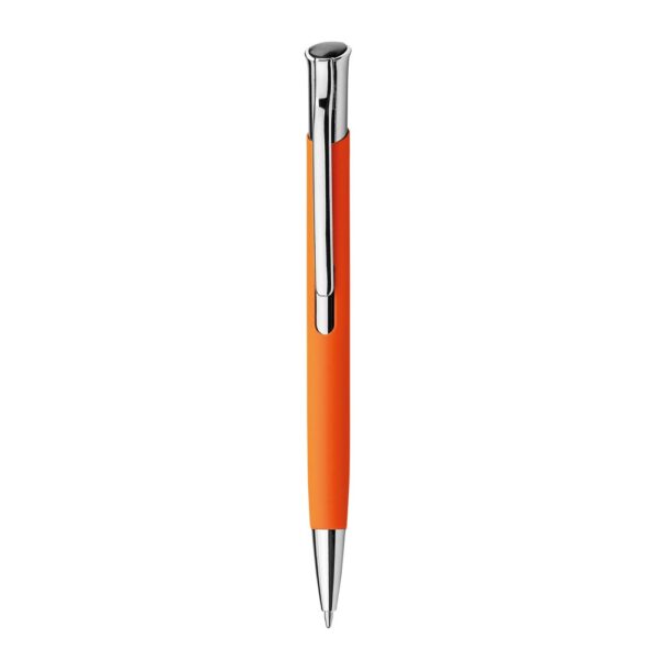 OLAF SOFT. Aluminium ball pen with rubber finish