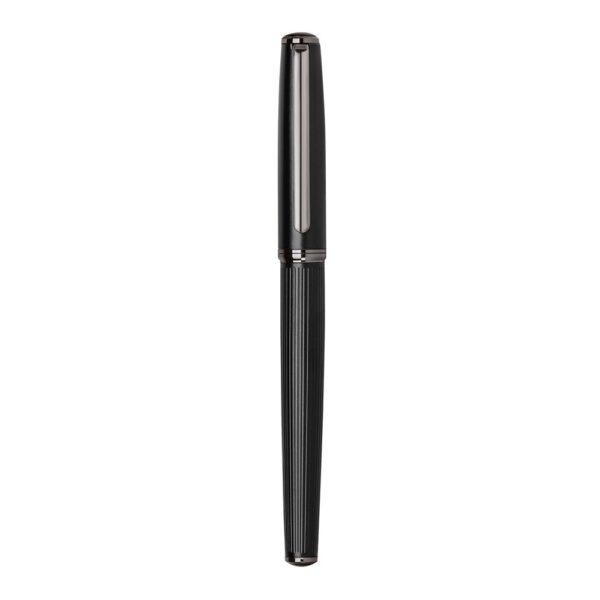 IMPERIO. Metal rollerball and ballpoint set with twist mechanism