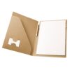 POE. A4 document folder made from 100% recycled paper (450 g/m²)