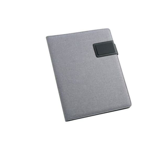 PYNCHON. A5 folder in imitation linen and PU with lined pages
