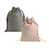 GIBRALTAR. Recycled cotton gift bag (70%) and polyester (30% rPET) (140 g/m²)