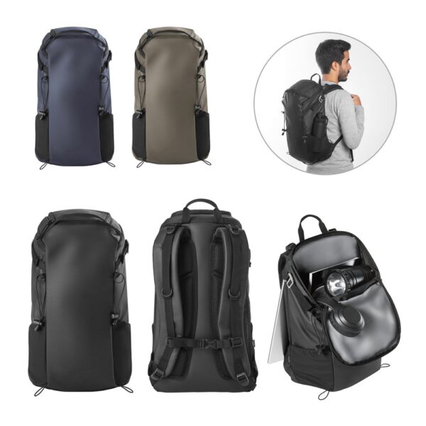 ALASCA. Hiking backpack with waterproof coating