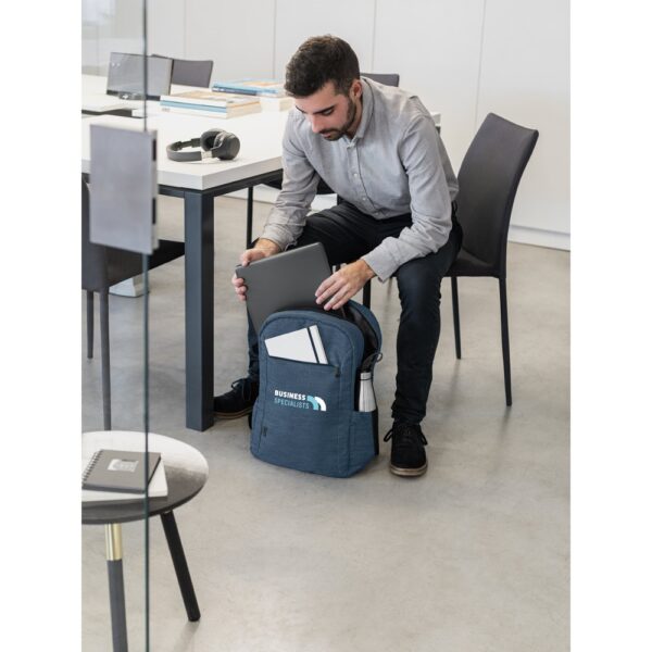 BUSINESS. 300D 100% rPET laptop backpack