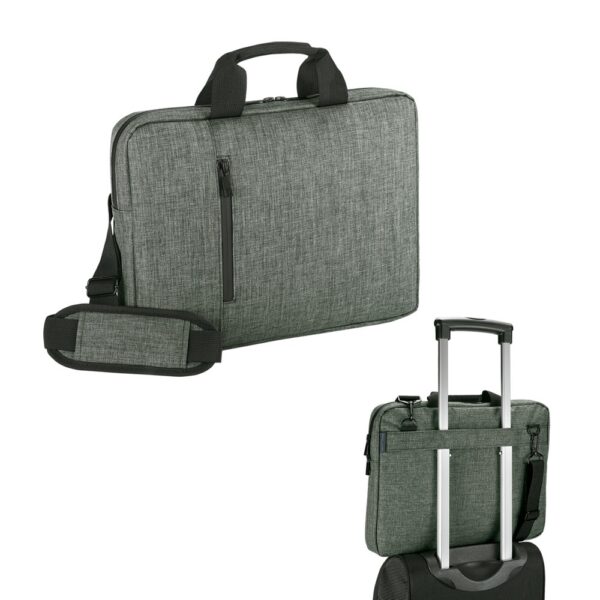SHADES LAPTOP. 14" 600D laptop briefcase