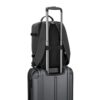 CIES. Backpack developed to fulfil the dimensions required by airlines in high-density 600D recycled polyester